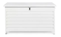 New Bizzotto BAULE PORTA CUSCINI SMALL CON RUOTE BIANCO YK11 - ATLANTIC