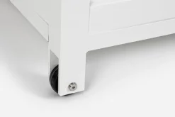 New Bizzotto BAULE PORTA CUSCINI SMALL CON RUOTE BIANCO YK11 - ATLANTIC