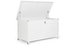 New Bizzotto BAULE PORTA CUSCINI SMALL CON RUOTE BIANCO YK11 - ATLANTIC