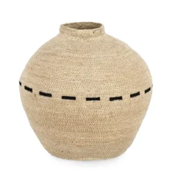 Discount Bizzotto BOTTIGLIA DECORATIVA HUE NATURA NERO H31