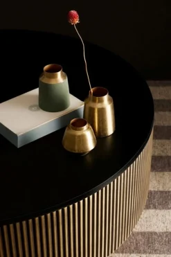 Hot Bizzotto BOTTIGLIA DECORATIVA SAAD VERDE ORO H10