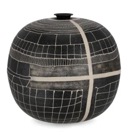 Discount Bizzotto BOTTIGLIA SIVA TONDO NERO D39