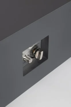 New Bizzotto CAMINO A GAS WOLKE GRIGIO SCURO 110X65