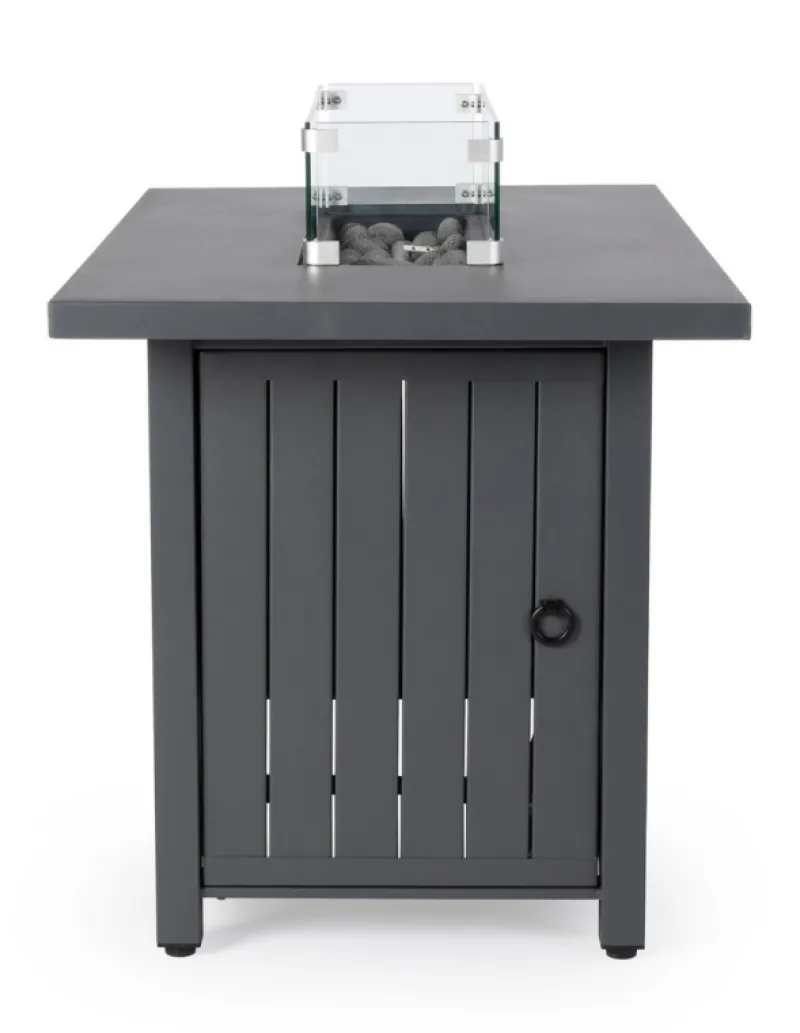 Bizzotto CAMINO A GAS WOLKE GRIGIO SCURO 109X59