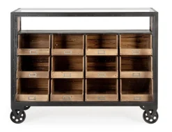 Discount Bizzotto CASSETTIERA 12C MINDIL C-RUOTE H95,5