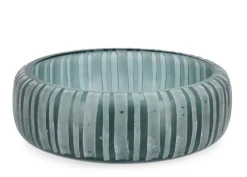 New Bizzotto CIOTOLA DECORATIVA ARUNI VT BLU GRIG D36