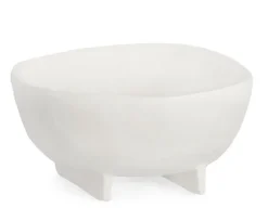 Outlet Bizzotto CIOTOLA DECORATIVA HISAR BIANCO H10