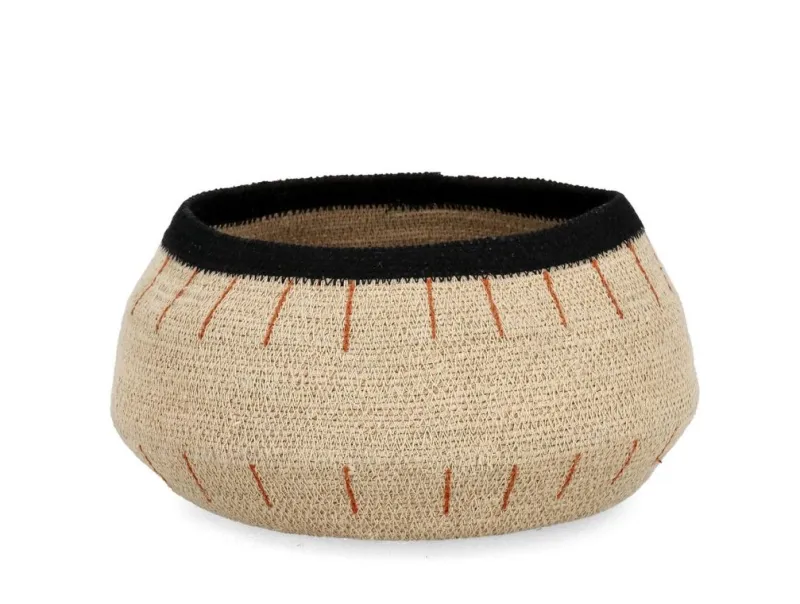 Clearance Bizzotto CIOTOLA DECORATIVA HUE NATURALE NERO D20