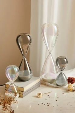 Discount Bizzotto CLESSIDRA KRONOS ARGENTO-BIANCO H29,3