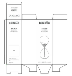 Hot Bizzotto CLESSIDRA KRONOS ARGENTO-BIANCO H39,7