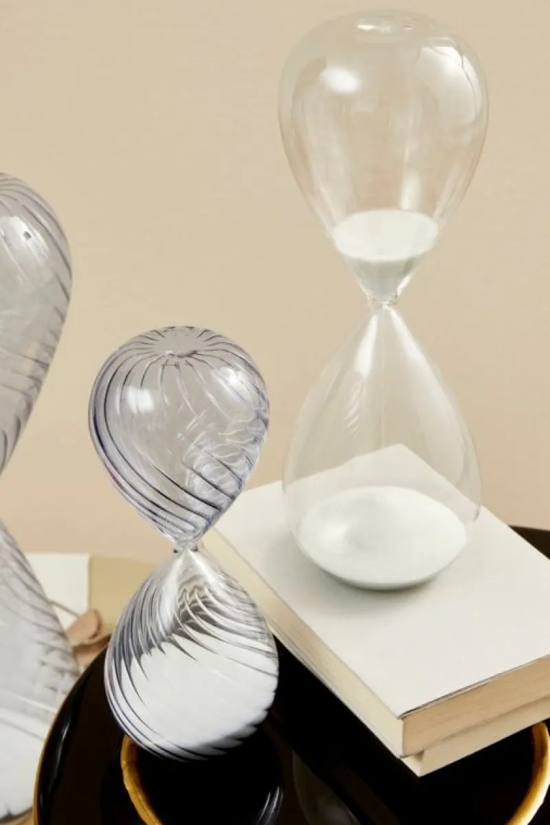 Bizzotto CLESSIDRA KRONOS TRASPARENTE-BIANCO H29