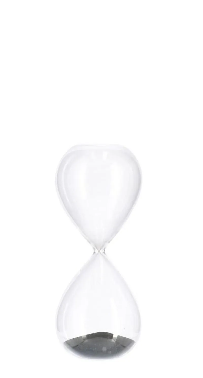 Discount Bizzotto CLESSIDRA KRONOS TRASPARENTE-NERO H20,3