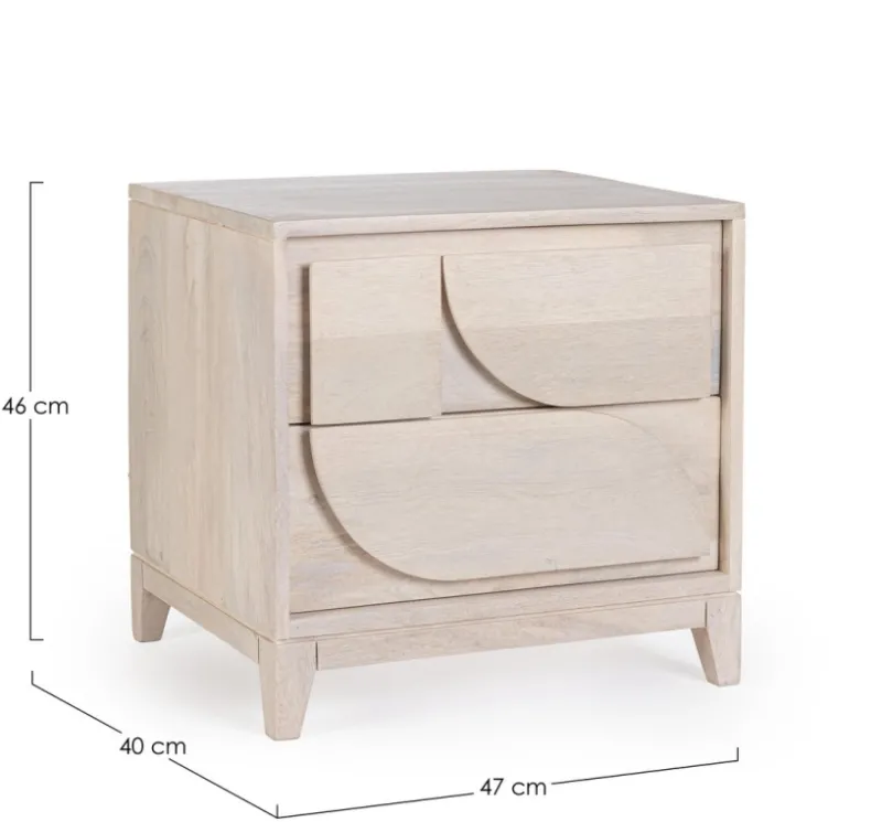 Bizzotto COMODINO IN LEGNO - ARCHITA