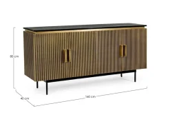 Discount Bizzotto CREDENZA 4 ANTE - VIRAT