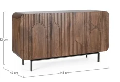 Best Bizzotto CREDENZA 3 ANTE IN LEGNO - ORISSA