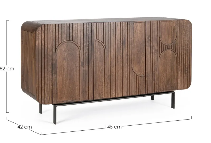 Best Bizzotto CREDENZA 3 ANTE IN LEGNO - ORISSA