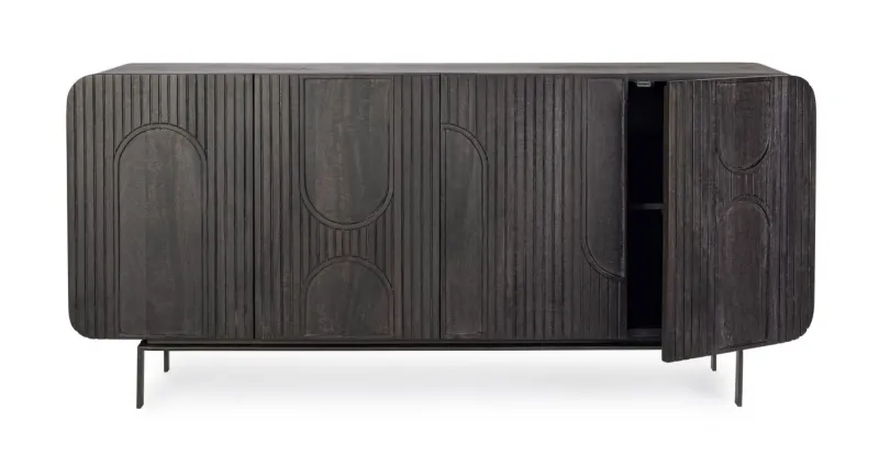 Online Bizzotto CREDENZA 4 ANTE IN LEGNO - ORISSA