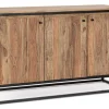 Outlet Bizzotto CREDENZA 3 ANTE IN LEGNO SHEESHAM - NARTAN