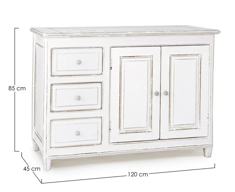 Online Bizzotto CREDENZA IN LEGNO 2 ANTE - COLETTE
