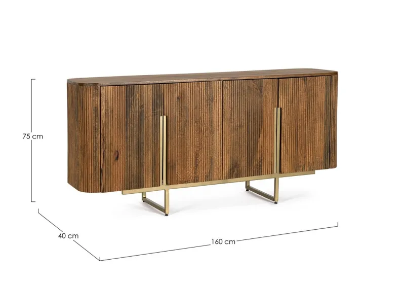 Hot Bizzotto CREDENZA IN LEGNO 4 ANTE - VILAS
