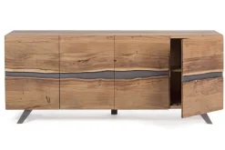 Clearance Bizzotto CREDENZA IN LEGNO 4 ANTE - ARON