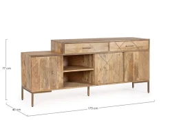 Discount Bizzotto CREDENZA IN LEGNO - JAIDEV