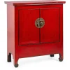 Bizzotto CREDENZA IN LEGNO ROSSO - JINAN