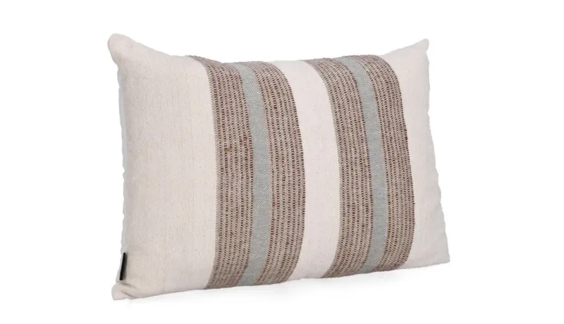 Discount Bizzotto CUSCINO MUHAR CREMA BLU NATURALE 60X40