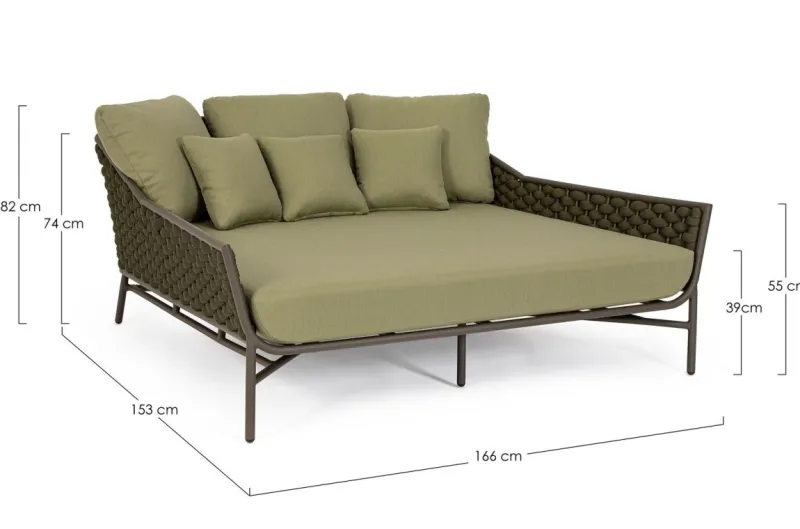 Sale Bizzotto DAYBED C-C EVERLY OLIV QS24
