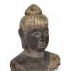 Bizzotto DECORAZIONE BUDDHA TESTA GRIGI ORO H45