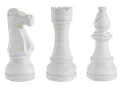 Outlet Bizzotto DECORAZIONE CHESS 3FIGURE BIANCO ASS3