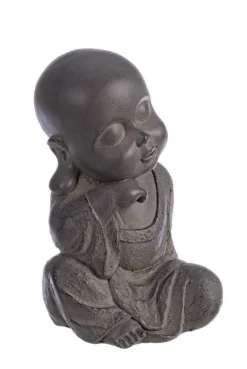 New Bizzotto DECORAZIONE IN FIBRA DI ARGILLA - BUDDHA SERENO