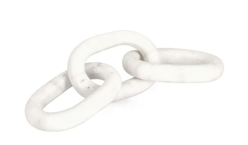 Clearance Bizzotto DECORAZIONE KANDY CATENA 3A MARMO BIANCO