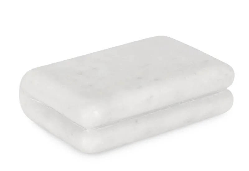 Outlet Bizzotto DECORAZIONE KANDY MARMO BIANCO 18X12,5