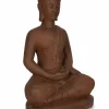 Clearance Bizzotto DECORAZIONE MEILI BUDDHA SEDUT RUSTY H75