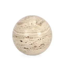 Hot Bizzotto DECORAZIONE TIKAR SFERA MARMO BEIGE D7