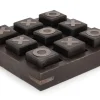 Outlet Bizzotto DECORAZIONE TRIS FORTUNE NERO 17,2X17,2