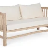 New Bizzotto DIVANO CON CUSCINO IN TEAK - SAHEL