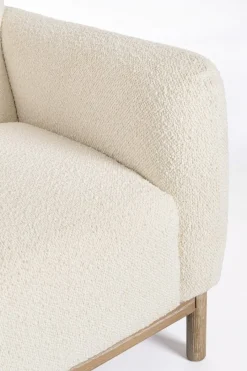 Outlet Bizzotto DIVANO EFFETTO BOUCLE' NATURALE - DETROIT