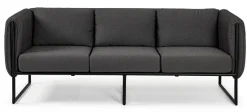 Clearance Bizzotto DIVANO IN ALLUMINIO ANTRACITE- PIXEL