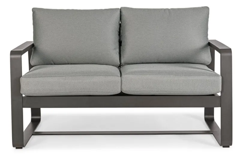 Clearance Bizzotto DIVANO IN ALLUMINIO ANTRACITE YK13 - MERRIGAN