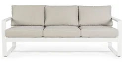 Outlet Bizzotto DIVANO IN ALLUMINIO BIANCO YK11 - MERRIGAN