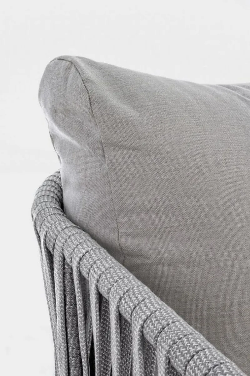 Clearance Bizzotto DIVANO IN CORDA PER ESTERNO BIANCO WG20 - FLORENCIA