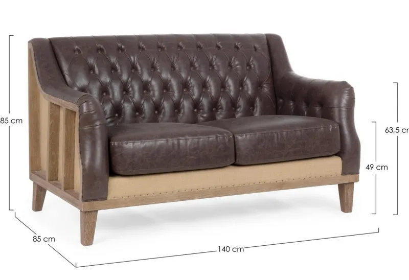 Bizzotto DIVANO IN ECOPELLE - RAYMOND