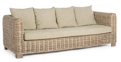 Discount Bizzotto DIVANO IN FIBRE NATURALI 3 POSTI - FORTALEZA