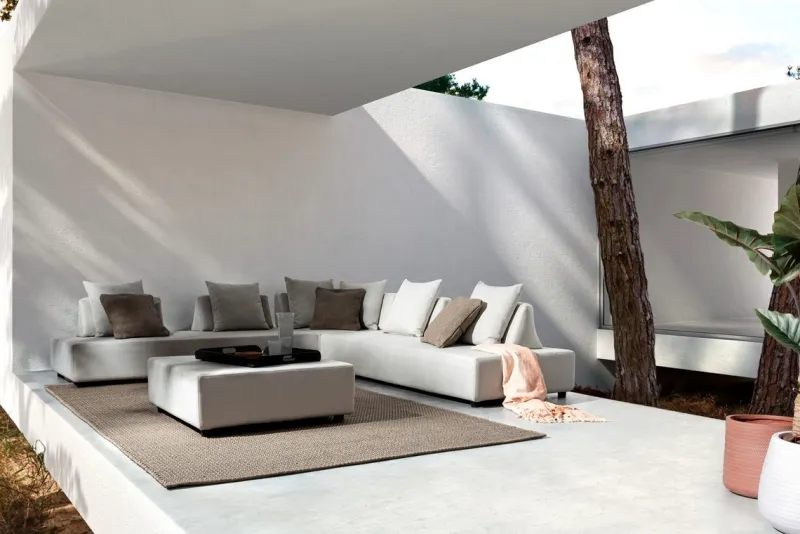 Outlet Bizzotto DIVANO IN TESSUTO PER ESTERNO - PIPER