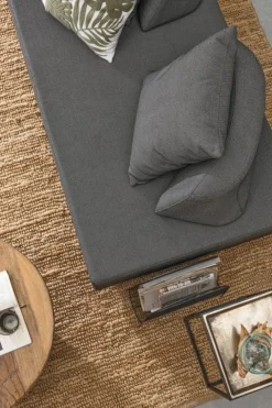 Hot Bizzotto DIVANO IN TESSUTO PER ESTERNO ANTRACITE - PIPER