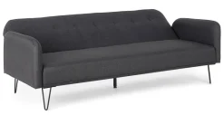 Hot Bizzotto DIVANO LETTO IN TESSUTO NERO - BRIDJET