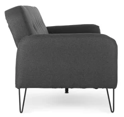 Hot Bizzotto DIVANO LETTO IN TESSUTO NERO - BRIDJET