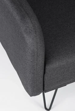 Hot Bizzotto DIVANO LETTO IN TESSUTO NERO - BRIDJET